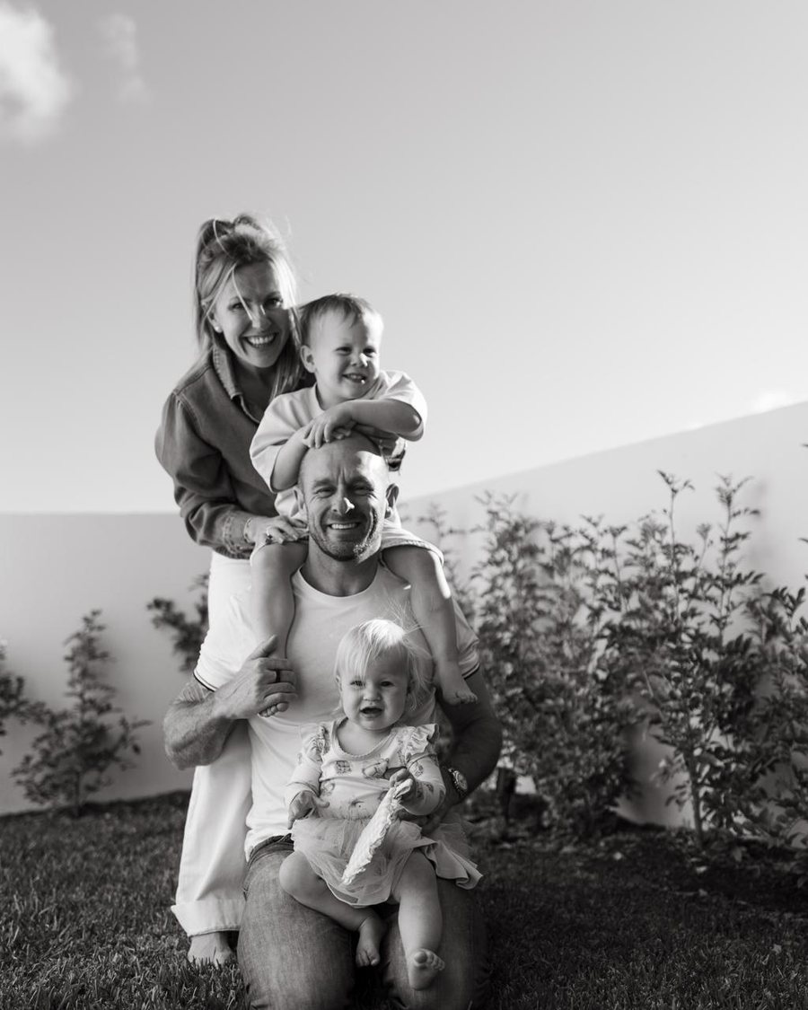 Neil and Jo Gibb with their family