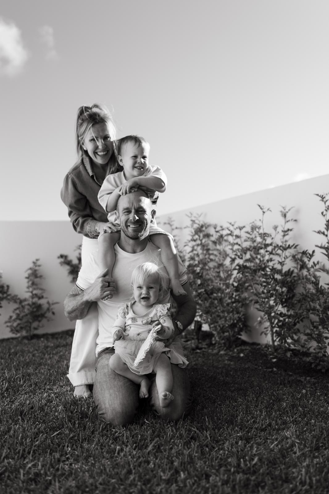 Neil and Jo Gibb with their two children