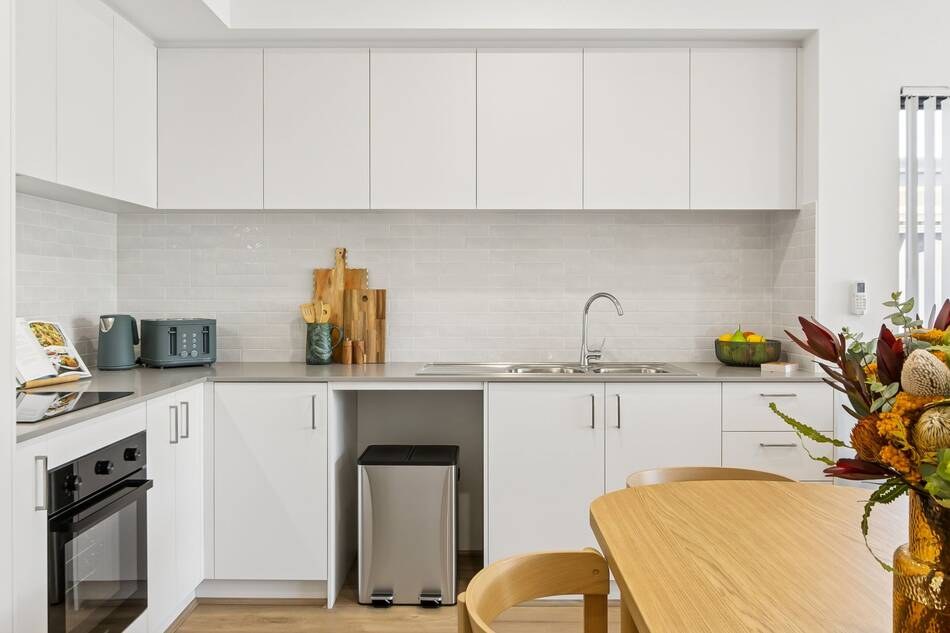 Shared kitchen in a Living Rooms coliving home
